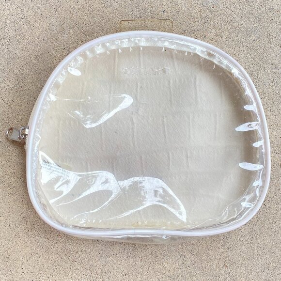 Patent White Cosmetic and Toiletry Bag - Picture 5 of 7